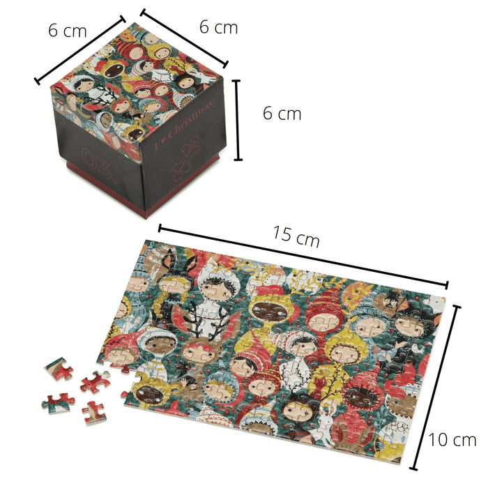 I Love Christmas, 150 pcs minipuzzle